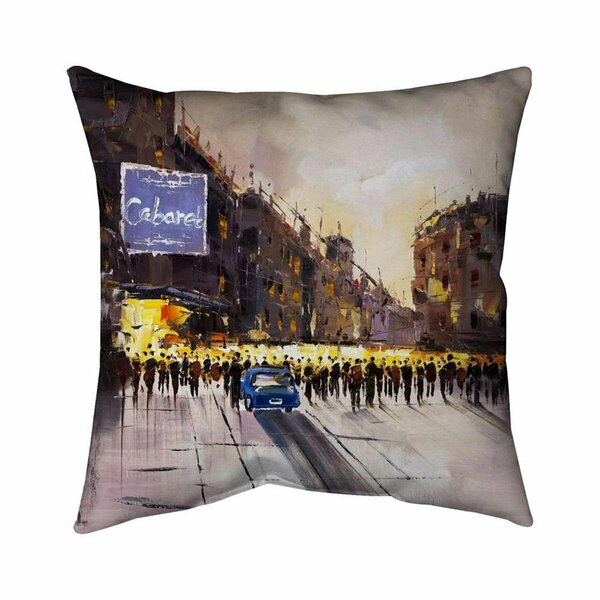 Fondo 26 x 26 in. Ready for the Show-Double Sided Print Indoor Pillow FO3337589